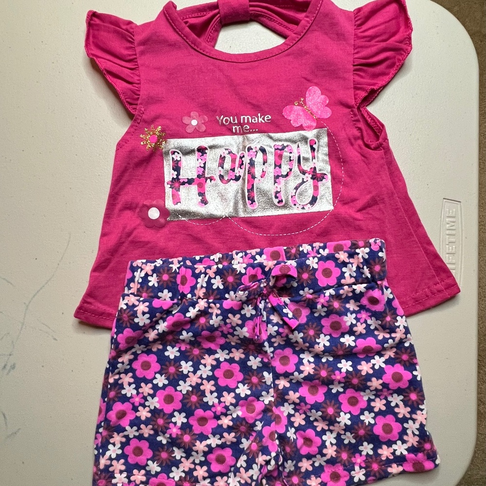Girl's Short Set 12M